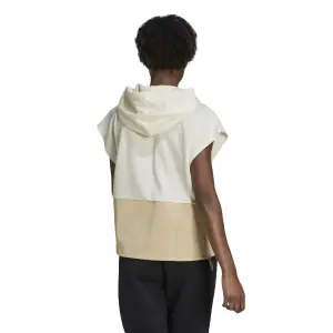 Felpa corta con cappuccio da donna adidas Womens Summer Pack -Sleeve image-3