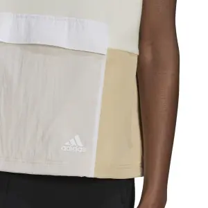 Felpa corta con cappuccio da donna adidas Womens Summer Pack -Sleeve image-6