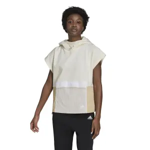 Felpa corta con cappuccio da donna adidas Womens Summer Pack -Sleeve image-2