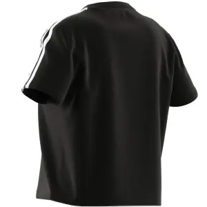 Camiseta corta de mujer adidas Essentials Loose 3-Bandes image-1