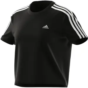 Camiseta corta de mujer adidas Essentials Loose 3-Bandes image-0