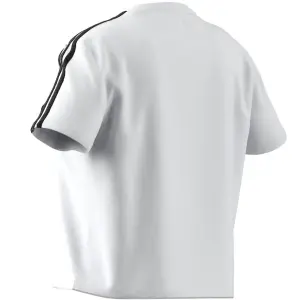 Camiseta corta de mujer adidas Essentials Loose 3-Bandes image-1