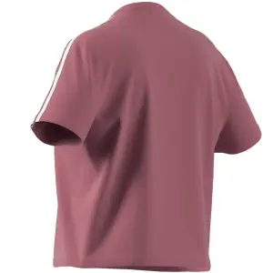 Camiseta corta de mujer adidas Essentials Loose 3-Bandes image-1