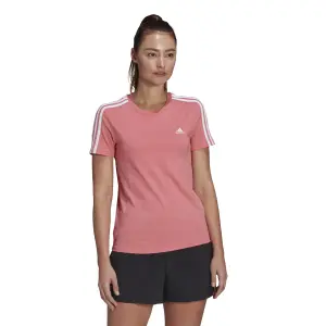 Dames-T-shirt adidas Essentials Slim 3-Bandes image-1