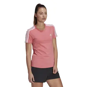 Dames-T-shirt adidas Essentials Slim 3-Bandes image-2