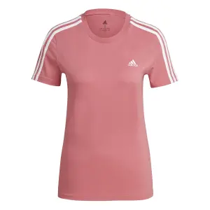 Dames-T-shirt adidas Essentials Slim 3-Bandes image-0