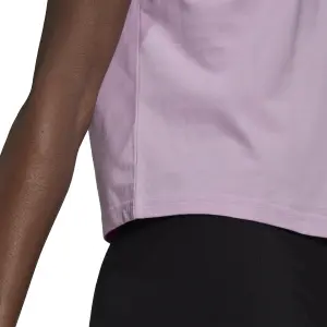 Camiseta corta de mujer adidas Essentials Loose 3-Bandes image-2