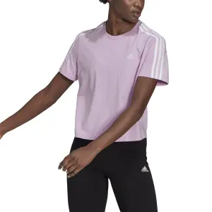 Camiseta corta de mujer adidas Essentials Loose 3-Bandes image-0