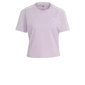 Camiseta corta de mujer adidas Essentials Loose 3-Bandes image-5