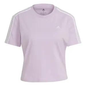 Camiseta corta de mujer adidas Essentials Loose 3-Bandes image-6