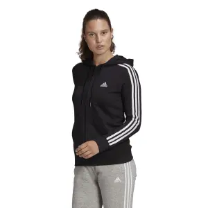 Sudadera con capucha y cremallera para mujer adidas Essentials French Terry 3-Bandes image-4