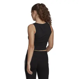 Camiseta de tirantes para mujer adidas Essentials Cropped image-4