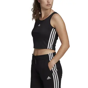Camiseta de tirantes para mujer adidas Essentials Cropped image-1
