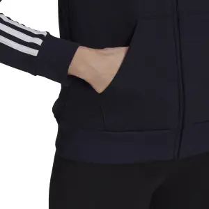 Felpa con cappuccio da donna adidas Essentials French Terry 3-Bandes image-1