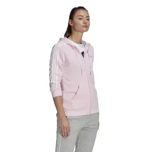 Damen-Kapuzenpulli mit Reißverschluss adidas Essentials French Terry 3-Bandes image-3