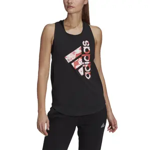 Camiseta de tirantes para mujer adidas Floral Graphic image-4