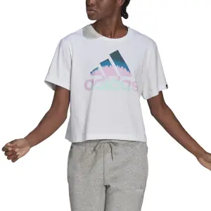 Kort dames-T-shirt adidas Farm Rio Tie-Dye-Inspired Graphic image-3