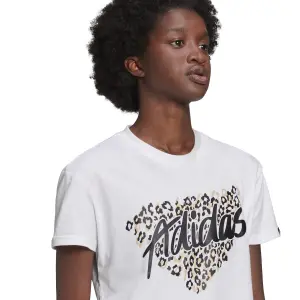 Dames-T-shirt adidas Leopard Graphic image-5