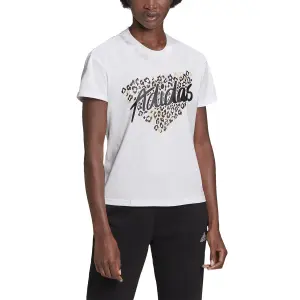 Camiseta de mujer adidas Leopard Graphic image-2