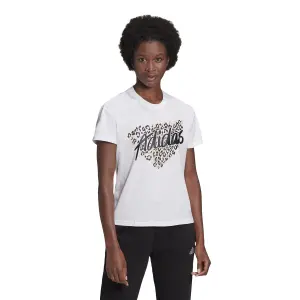 Dames-T-shirt adidas Leopard Graphic image-1