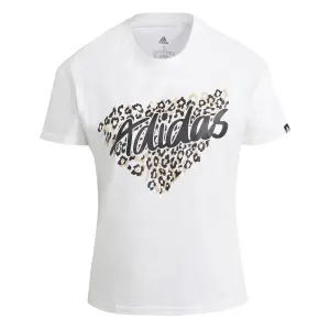 Dames-T-shirt adidas Leopard Graphic image-0