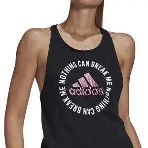 Camiseta de tirantes para mujer adidas Aeroready Power Slogan Graphic image-6