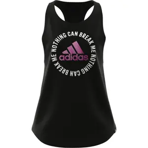 Camiseta de tirantes para mujer adidas Aeroready Power Slogan Graphic image-5