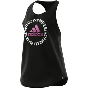 Camiseta de tirantes para mujer adidas Aeroready Power Slogan Graphic image-3