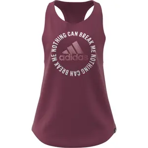 Camiseta de tirantes para mujer adidas Aeroready Power Slogan Graphic image-5