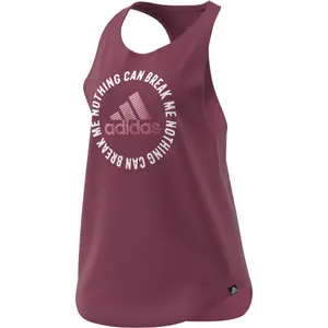 Camiseta de tirantes para mujer adidas Aeroready Power Slogan Graphic image-3