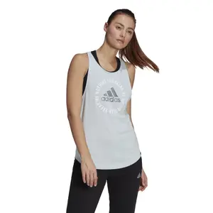 Camiseta de tirantes para mujer adidas Aeroready Power Slogan Graphic image-2