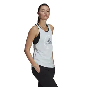 Tampo do tanque feminino adidas Aeroready Power Slogan Graphic image-3