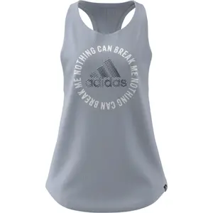 Camiseta de tirantes para mujer adidas Aeroready Power Slogan Graphic image-5