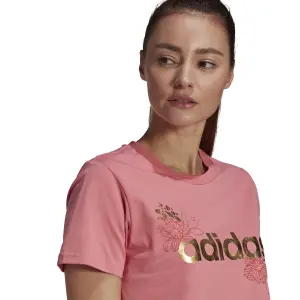 Camiseta de mujer adidas Linear Foil Graphic image-6