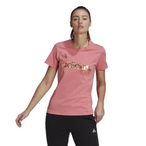 Dames-T-shirt adidas Linear Foil Graphic image-1