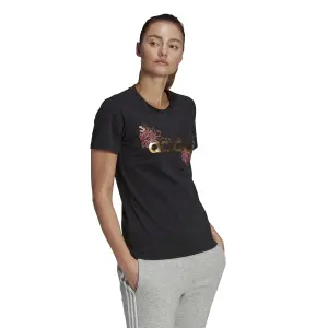 Camiseta feminina adidas Linear Foil Graphic image-3