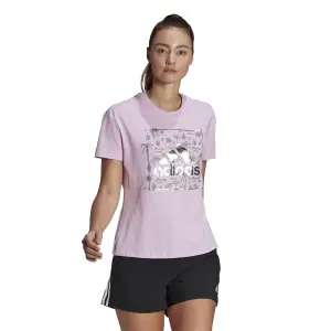 Camiseta de mujer adidas Big Logo Foil Graphic image-5