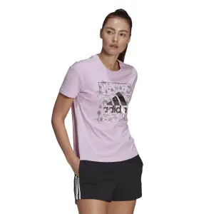 Camiseta de mujer adidas Big Logo Foil Graphic image-2
