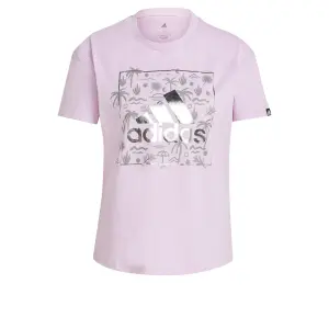 Camiseta de mujer adidas Big Logo Foil Graphic image-3