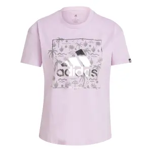 Camiseta de mujer adidas Big Logo Foil Graphic image-4