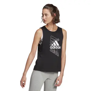 Women's tank top adidas Essentials Stacked Logo image-3