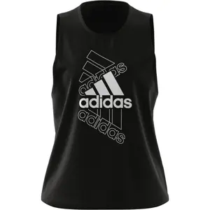 Camiseta de tirantes para mujer adidas Essentials Stacked Logo image-5