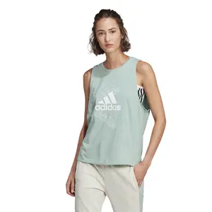 Camiseta de tirantes para mujer adidas Essentials Stacked Logo image-2