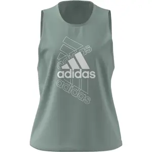 Camiseta de tirantes para mujer adidas Essentials Stacked Logo image-5