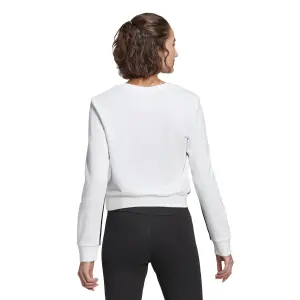 Felpa corta da donna adidas Essentials Cut 3-Bandes Crop image-1