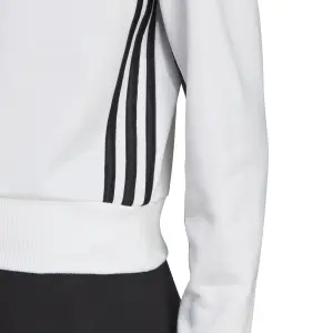 Felpa corta da donna adidas Essentials Cut 3-Bandes Crop image-6