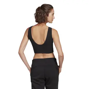 Short tank top for women adidas Essentials Camouflage 3-Bandes image-2