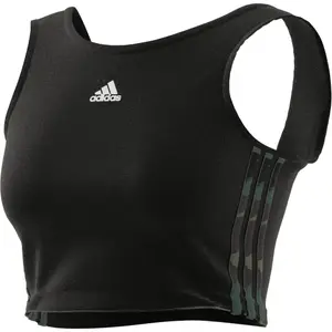 Camiseta corta de tirantes para mujer adidas Essentials Camouflage 3-Bandes image-3