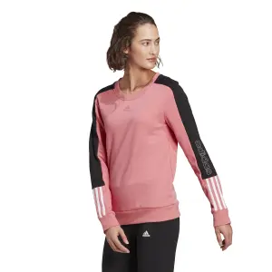Felpa da donna adidas Essentials Logo Colorblock image-2