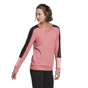 Felpa da donna adidas Essentials Logo Colorblock image-1